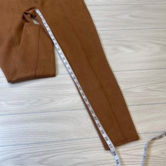 Spanx Faux Suede Leggings in Rich Caramel Tummy Control Women’s Size XL - Picture 13 of 14